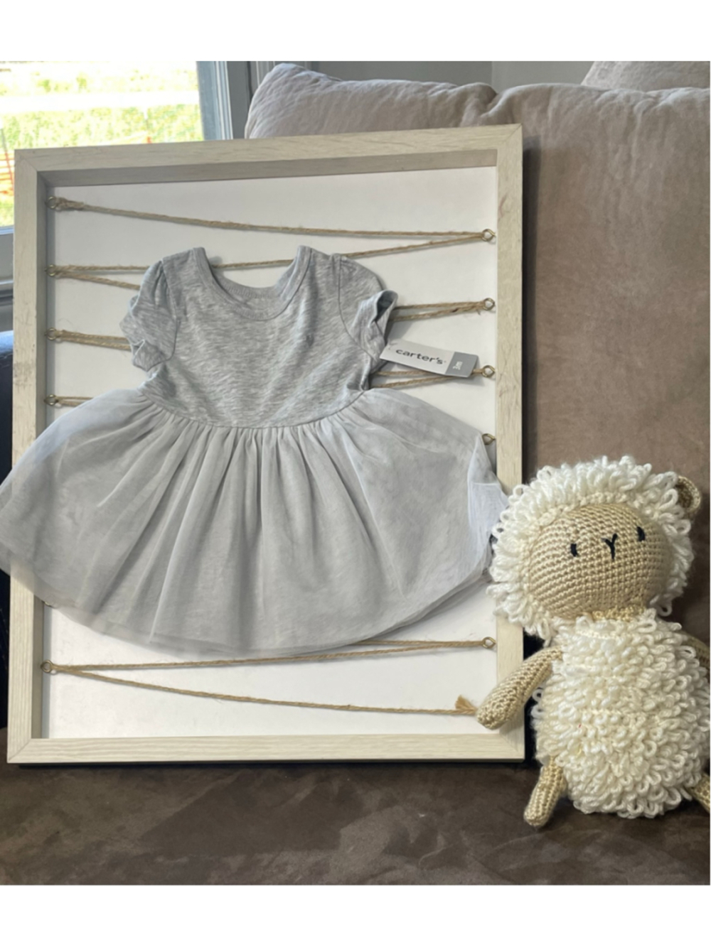 Carter's NWT Gray Heather Tulle Tutu Dress 0-3 Months